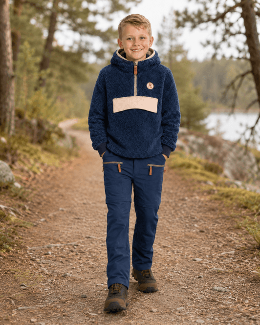 Hovedbilde Bruse Teddyfleece Genser, Selskjer, Blå