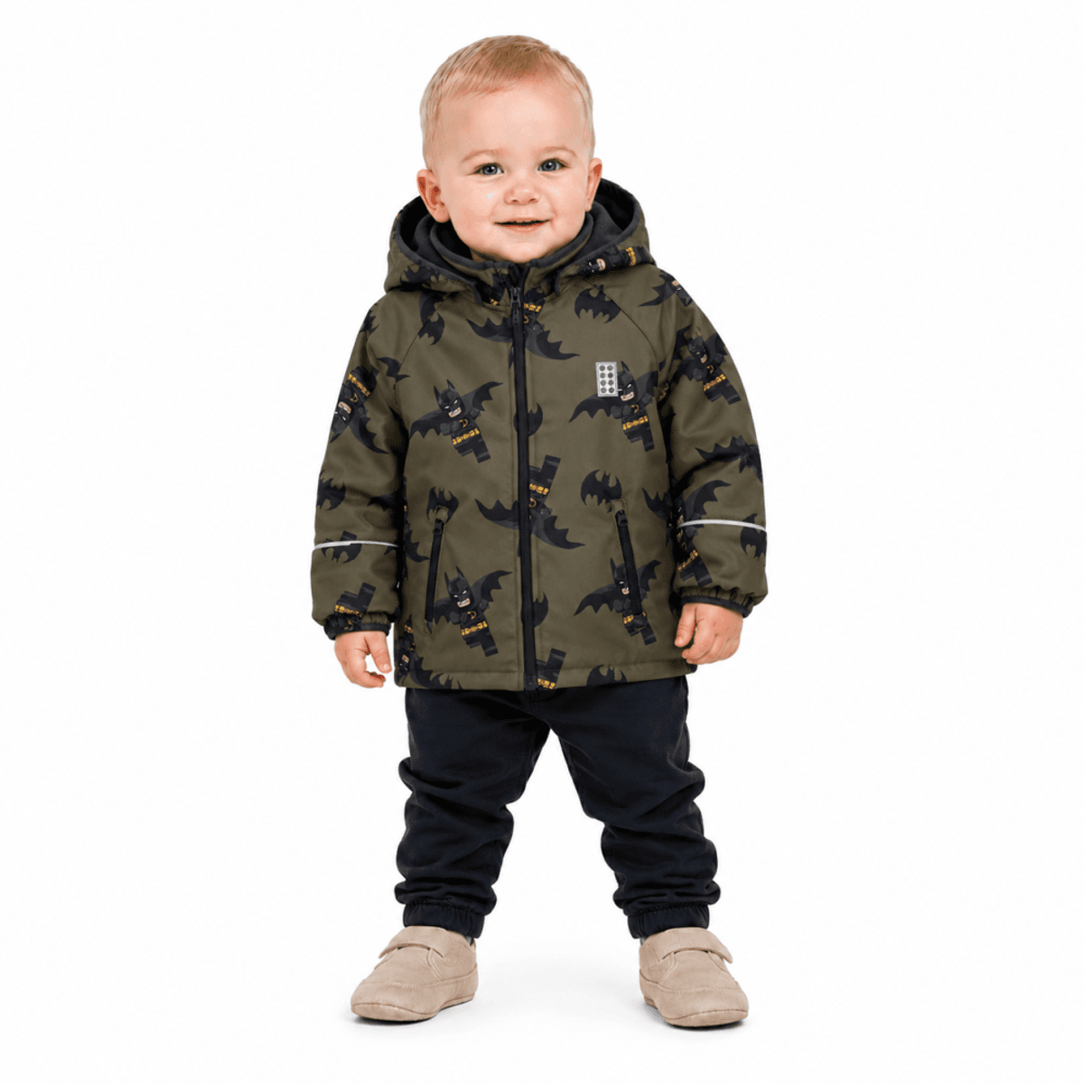 Lego Kidswear, Batman, Softshell Jakke, Dark Khaki (104)