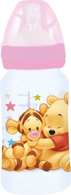 Bilde av DISNEY BABY tåteflaske 240ml ROSA