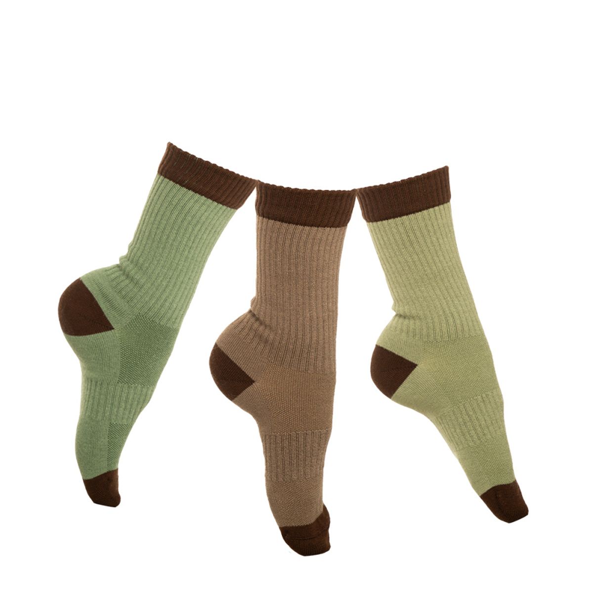Bruse Bambus Sokker 3pk, Dyrkolbotn, Tea (32/34)