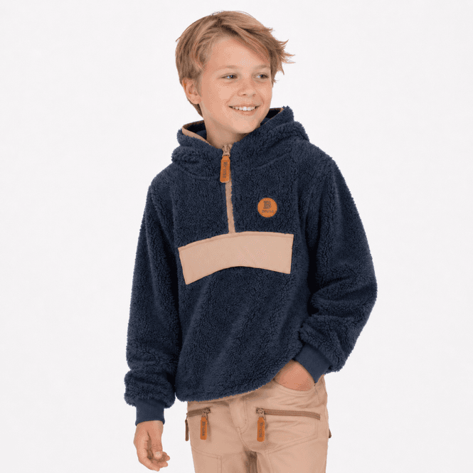 Hovedbilde Bruse Teddyfleece Genser, Selskjer, Blå