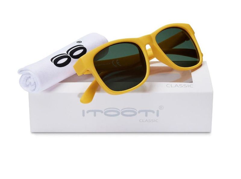 Tootiny solbrille Gul, størrelse Small