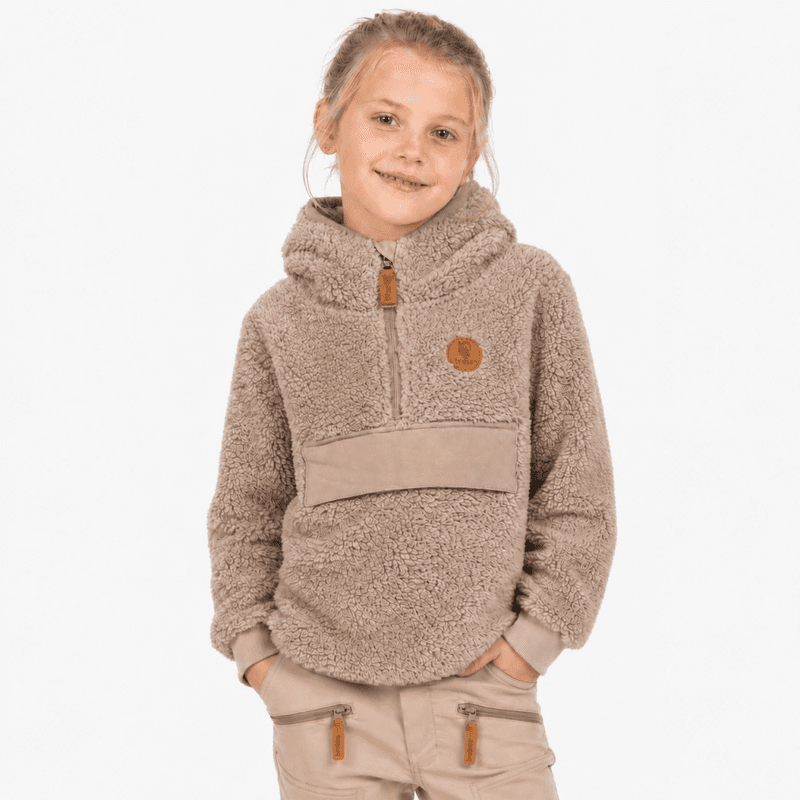 Bruse Teddyfleece Genser, Selskjer, Brun