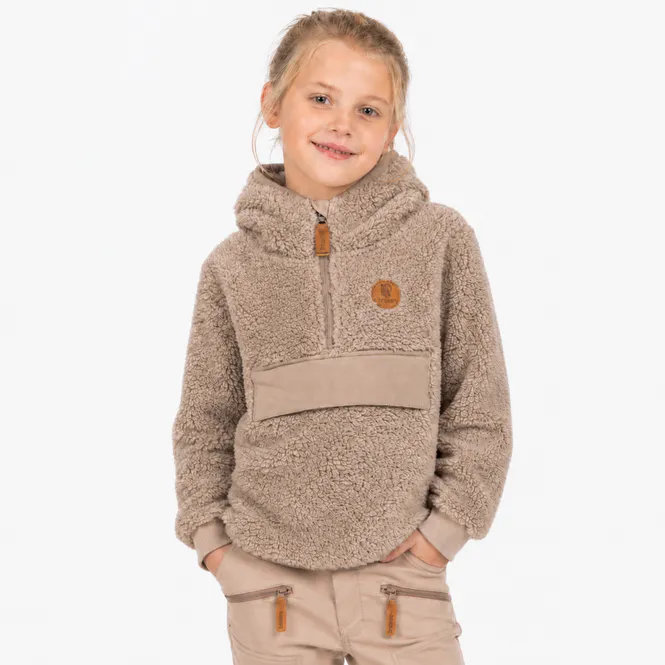 Hovedbilde Bruse Teddyfleece Genser, Selskjer, Brun