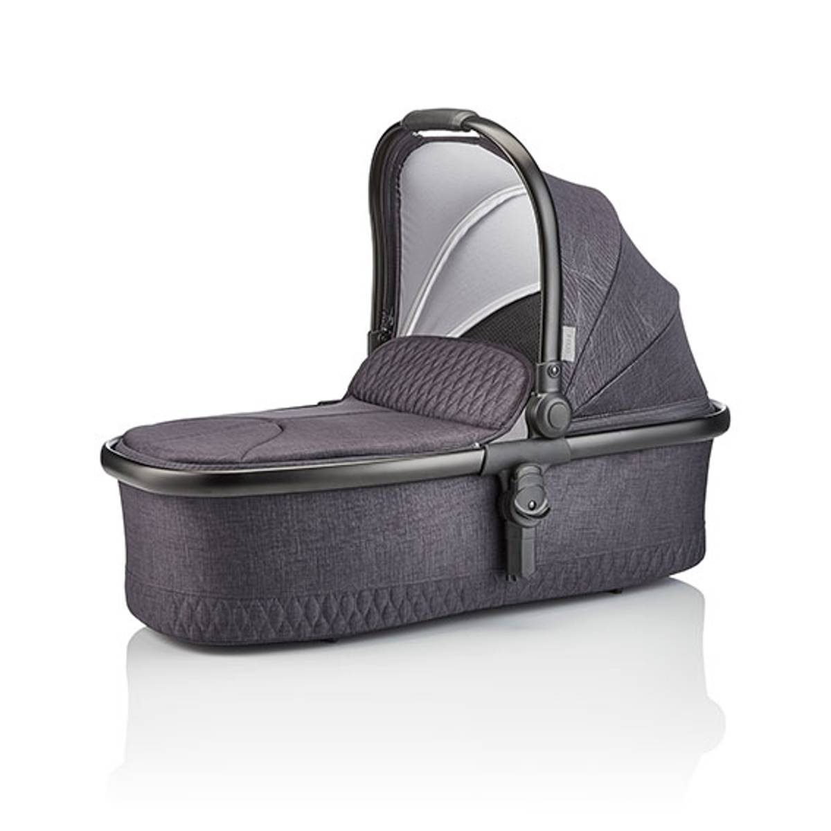 JuniorJones J-DUO Carrycot Graphite Black