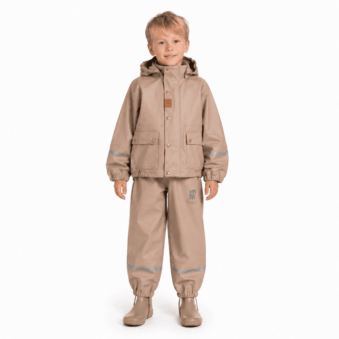Hovedbilde Bruse Regnsett, Kuling, Beige Champagne