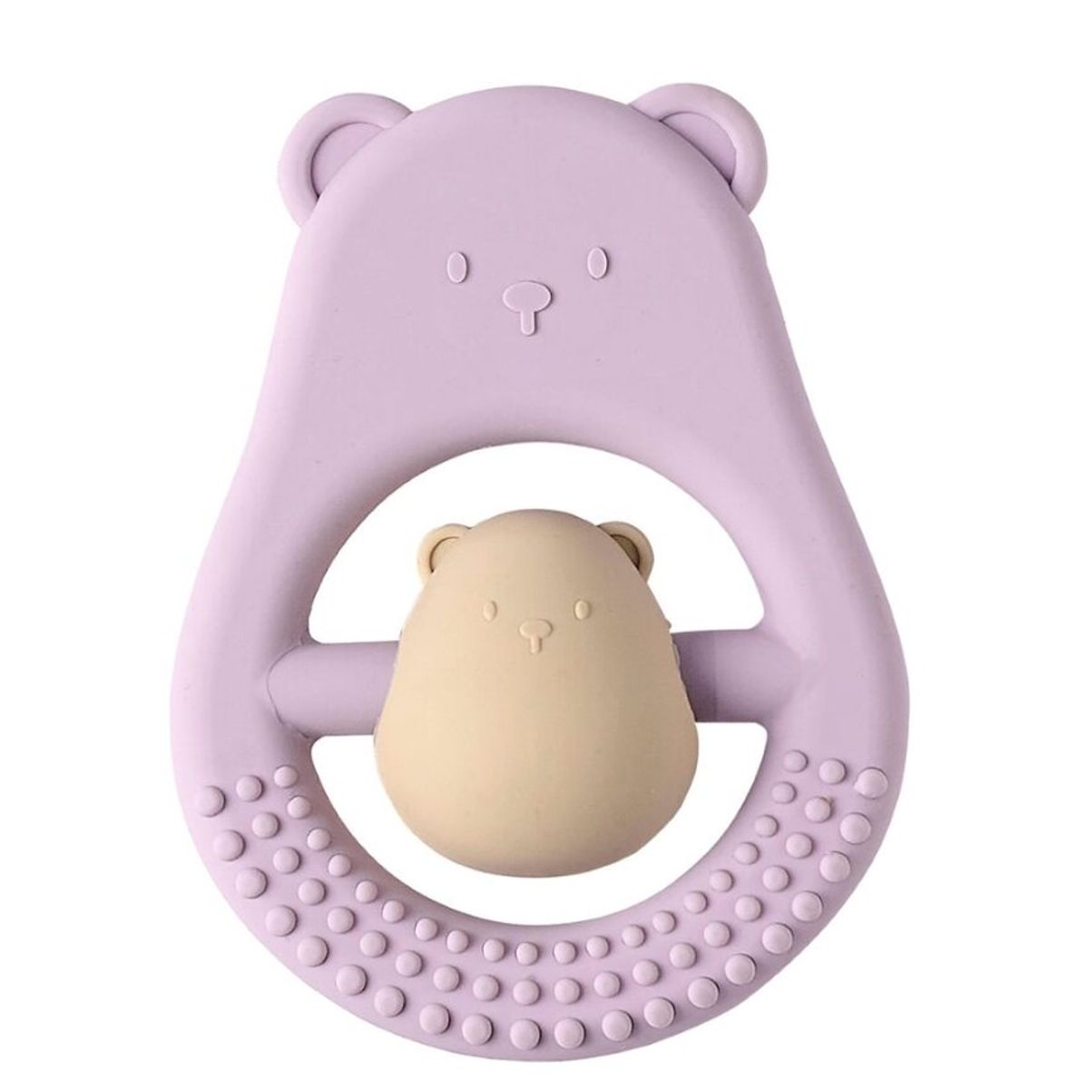 Nattou Mother & Child Rattle rosa