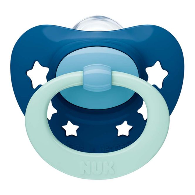 Hovedbilde NUK Pacifier Signature Silicon S2 Mørk Blå/Bla 6-18m