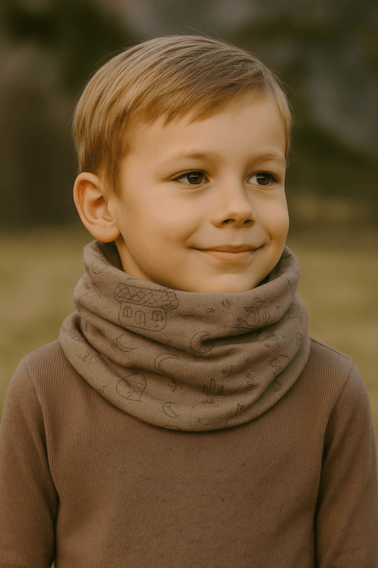 Bruse Sogn hals med merinoull, Covert Green