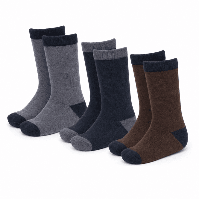 Hovedbilde Bruse ullsokker, 3pk Edland, Outer Space mix