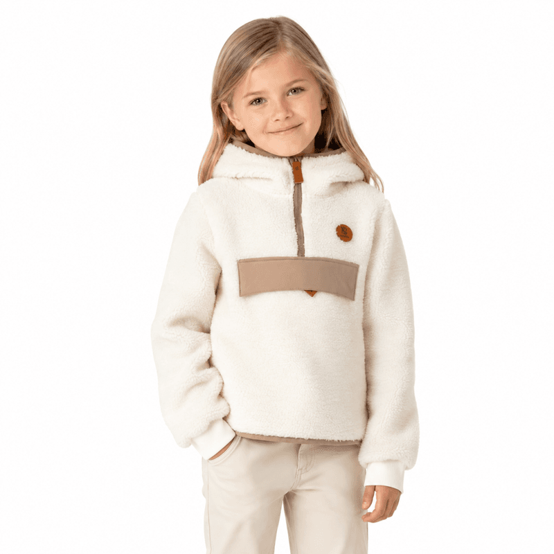 Bruse Teddyfleece Genser, Selskjer, Off White