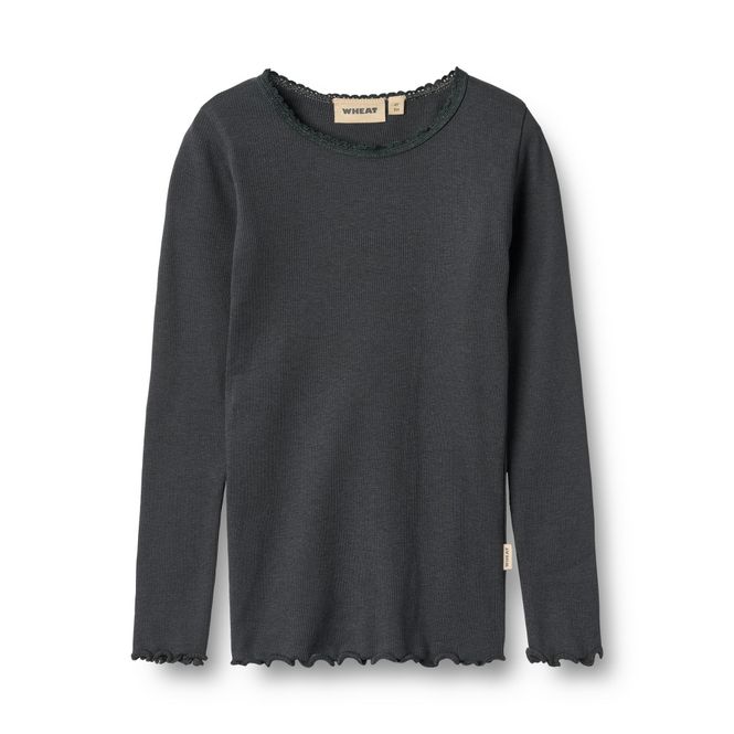 Hovedbilde Wheat, Rib T-Shirt L/S Reese, Night