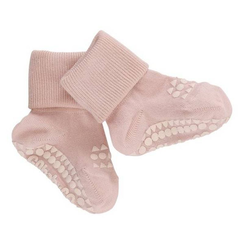 GoBabyGo, Non-slip sokker bambus, Soft Pink