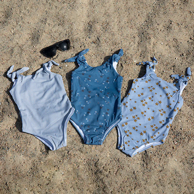 Bruse Bikini og badedrakt sett, Sjøsanden, Sea Star Dusty Blue
