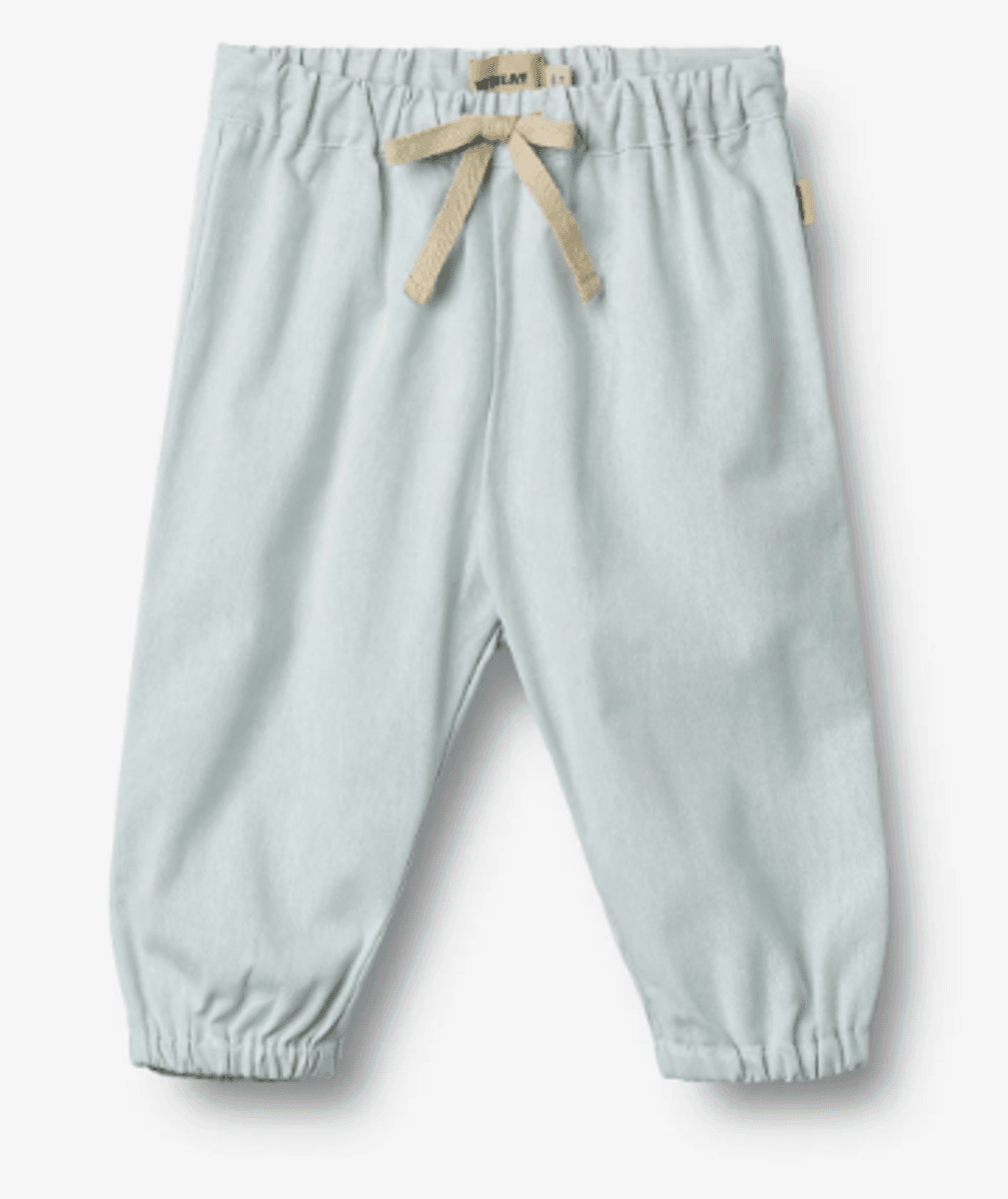 Wheat, Bukse Blake, Light Blue chambray (62 cm)