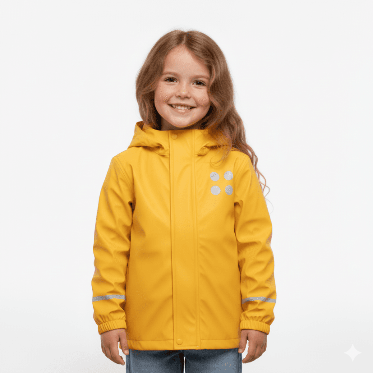 Regnjakke Barn, Lego Kidswear, Iconic, Gul (128)