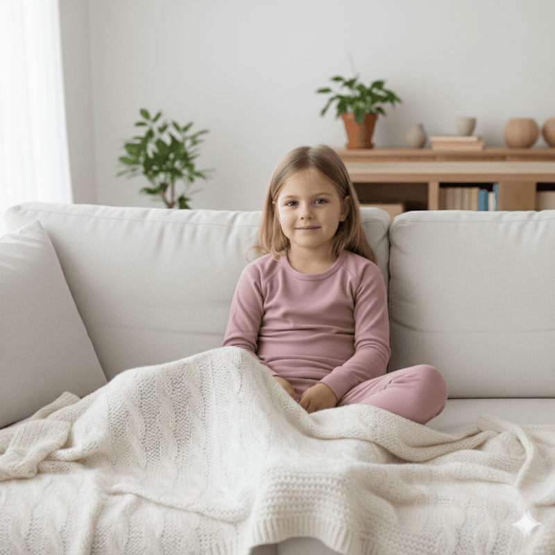 Bruse superundertøy sett, Rasle, Fawn