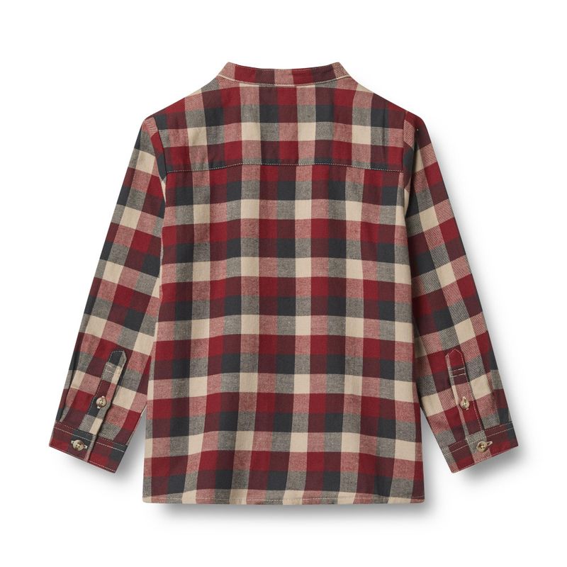 Wheat, Shirt L/S Willum, red blue check