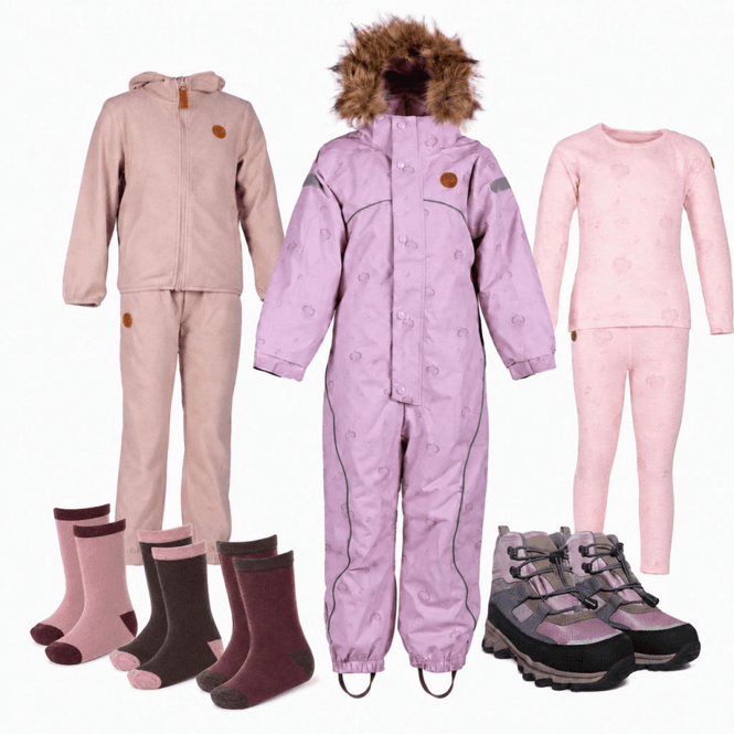 Hovedbilde Bruse Barnehagepakke - vinter Pink
