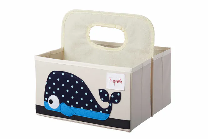 Bilde av 3 Sprouts Oppbevaringskurv med Hank til Bleier, Whale
