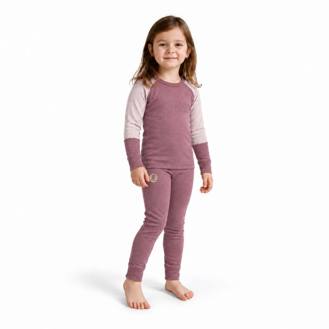 Hovedbilde Bruse bambus undertøysett Bajas, Rose Brown