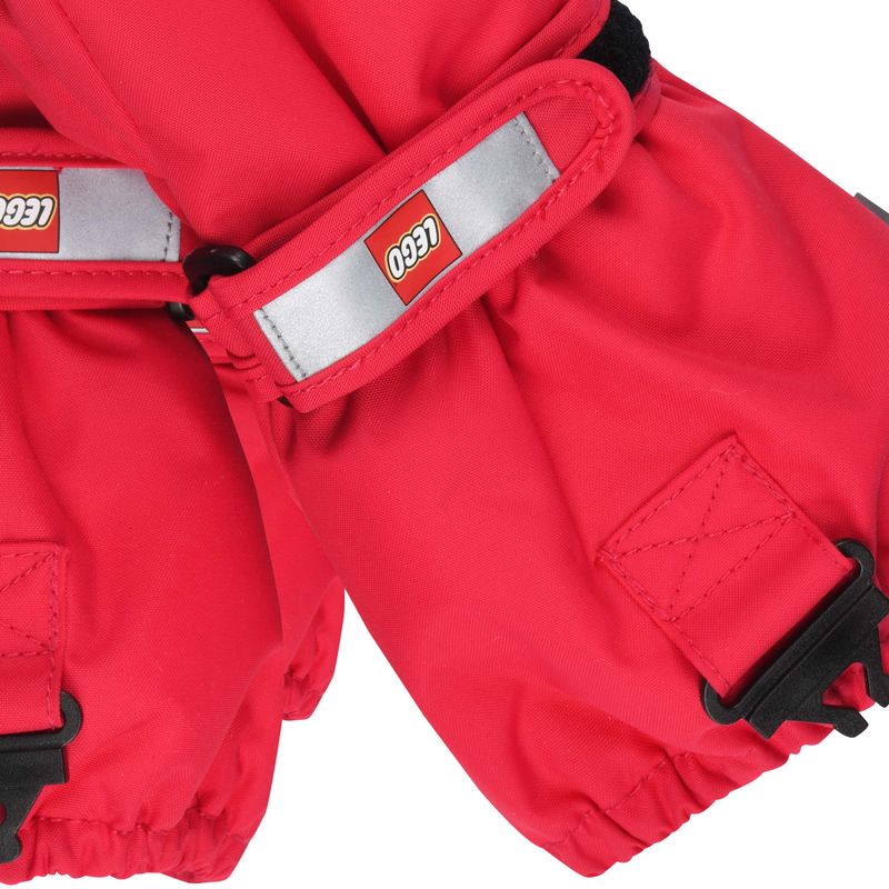 Lego Kidswear, Iconic,MITTENS W/MEM., Red