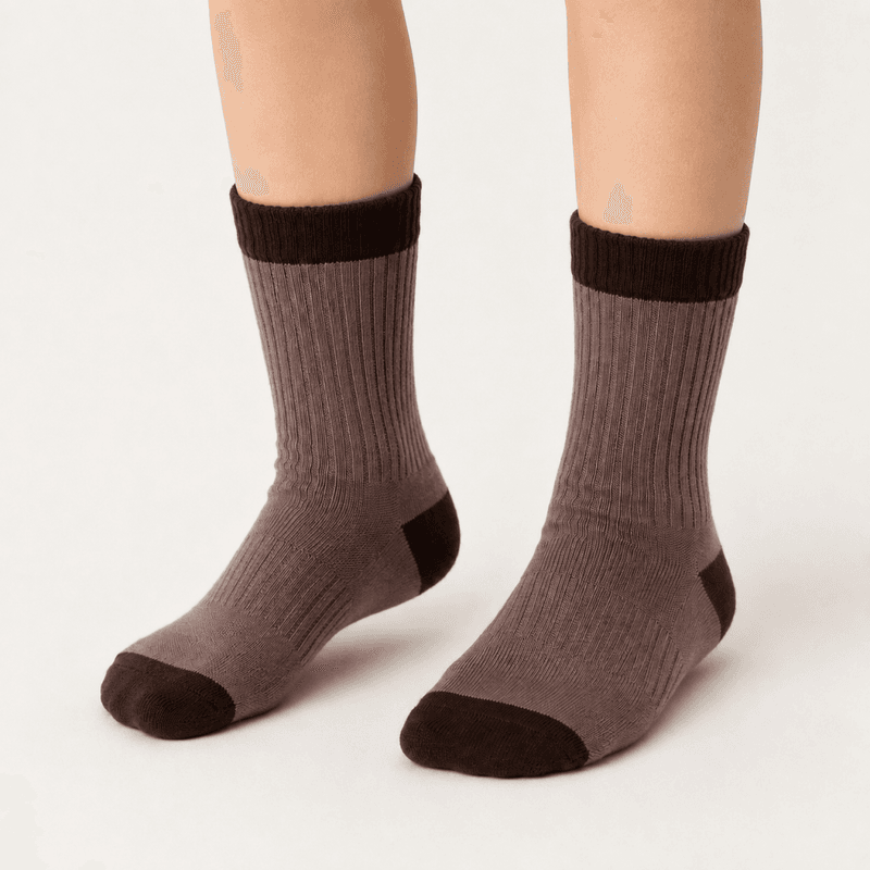 Bruse Bambus Sokker 3pk, Dyrkolbotn, Rose Brown