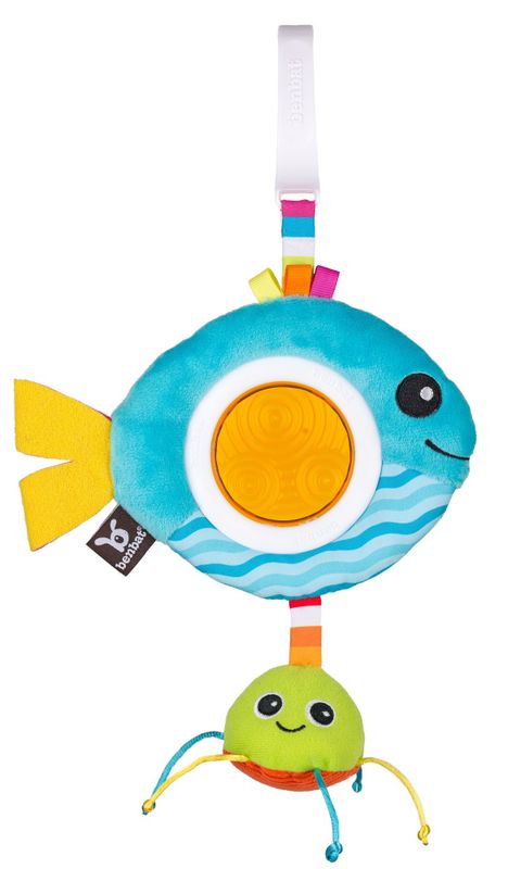 Benbat,  Dazzle Travel Toy Blue Fish