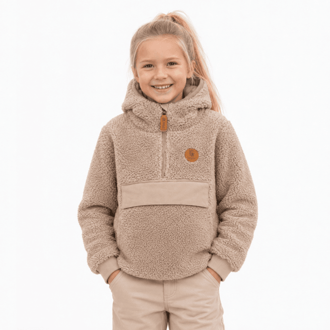 Hovedbilde Bruse Teddyfleece Genser, Selskjer, Brun