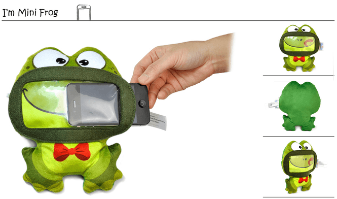 Hovedbilde Wise-Pet Mini Frog Smarttelefon-etui