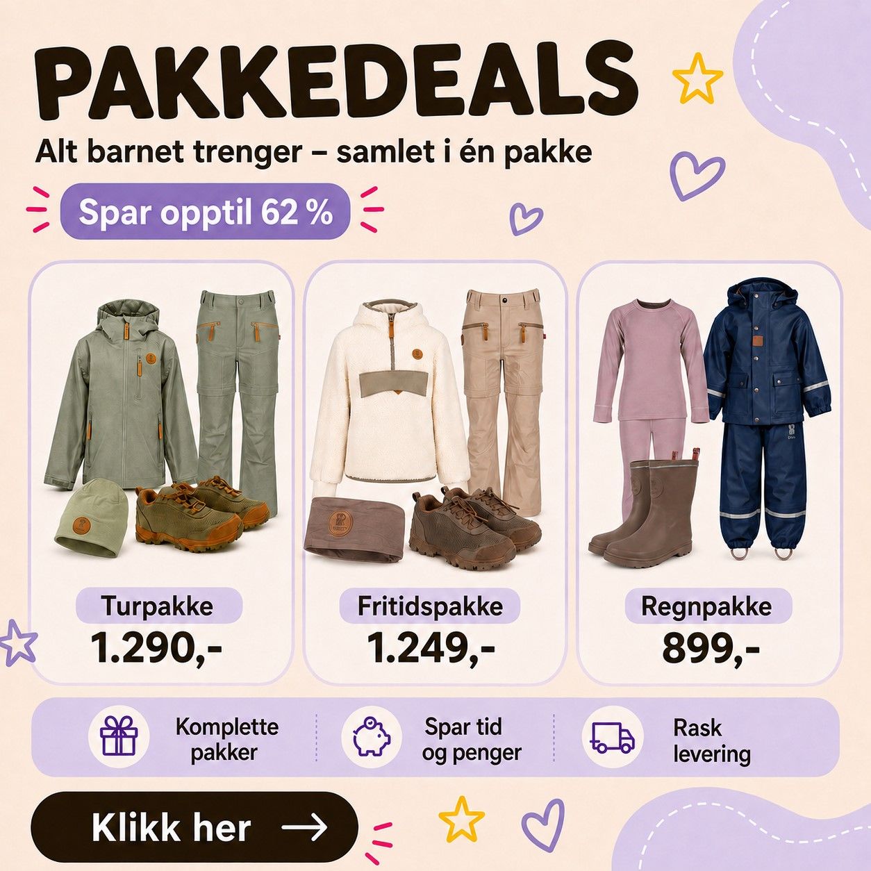 Spar stort på pakkedeals