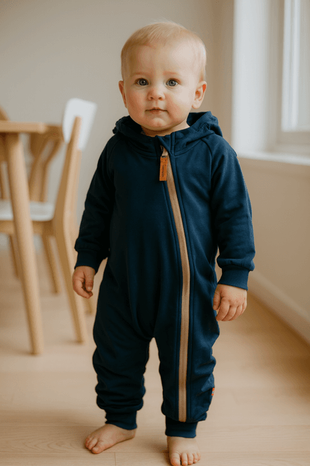Hovedbilde Bruse Gloppen bambusjumpsuit, Moonlit Ocean