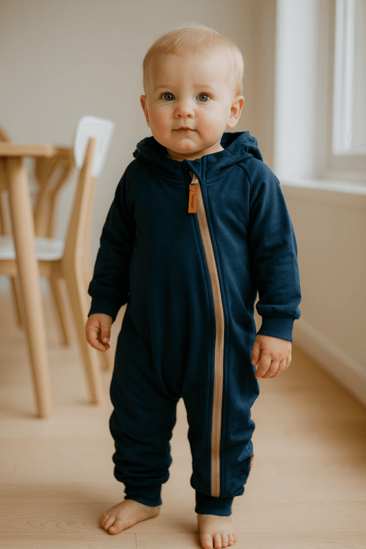 Bruse Gloppen bambusjumpsuit, Moonlit Ocean