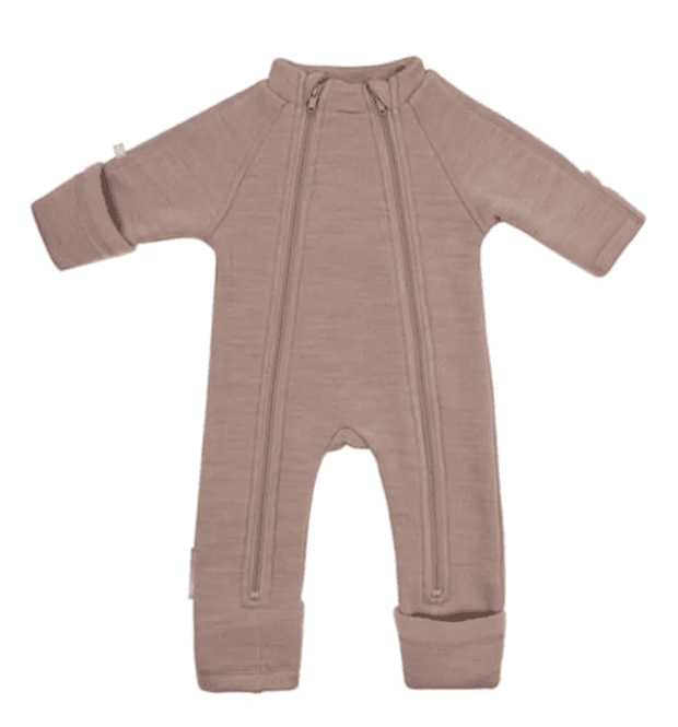 Hovedbilde Smallstuff, Jumpsuit 2 zip prematur, merinoull, Soft powder