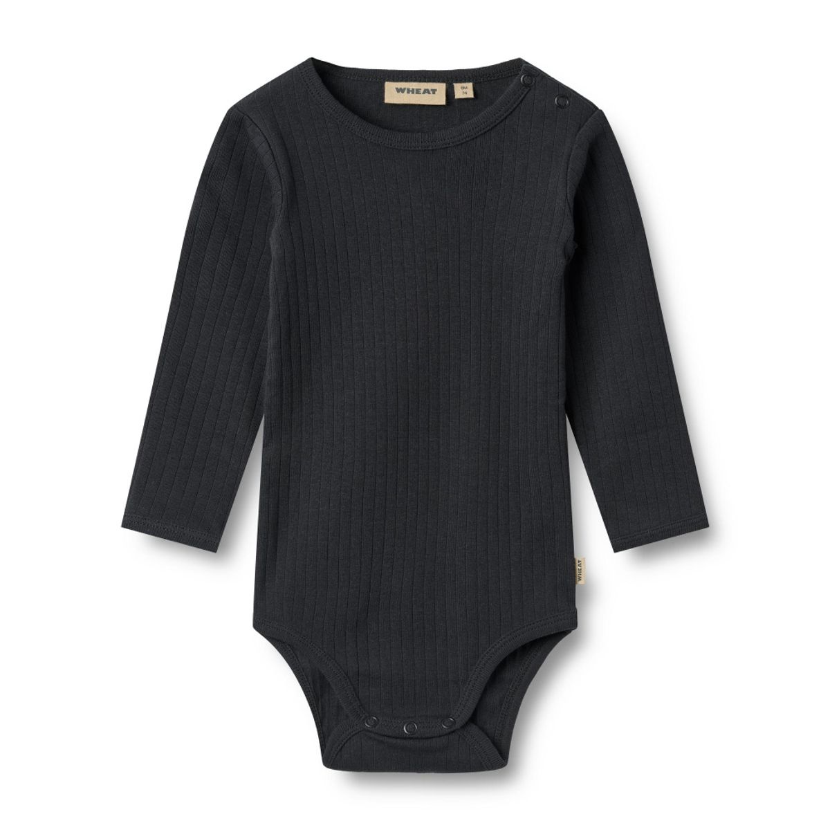 Wheat, Body L/S Berti Baby, Navy (74/9 mnd)