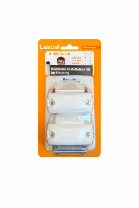 Hovedbilde Lascal Bannister Innstallation Kit for grinddel, Hvit