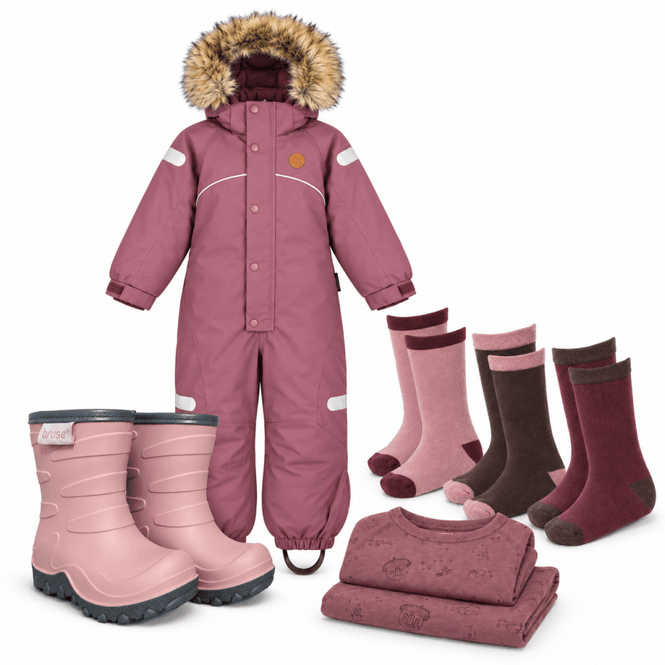 Hovedbilde Bruse vinterpakke Nysnø, Rose Brown