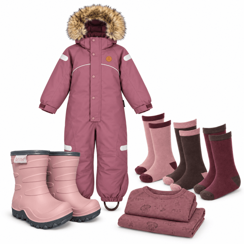 Bruse vinterpakke Nysnø, Rose Brown