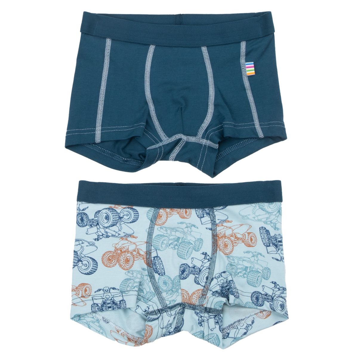 Joha, Boxershorts 2 pk, Bambus, Blå ATV (98/104)