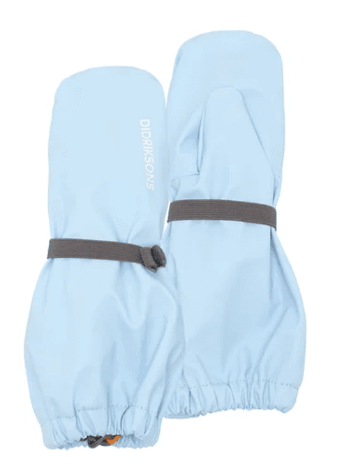 Hovedbilde Didriksons Glove Kids 5, regnvotter, light sea blue